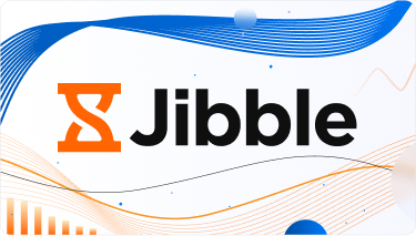 Jibble Logo auf weißem Hintergrund